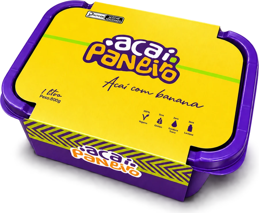 Açaí com banana 1 litro